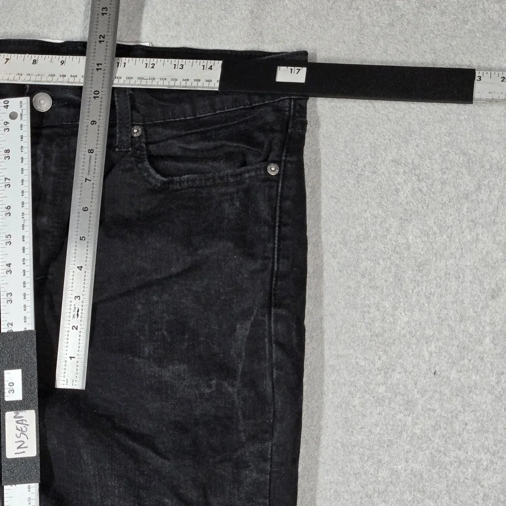 Levi's 511 Men Jeans 36X32 Black Denim Slim Fit 30